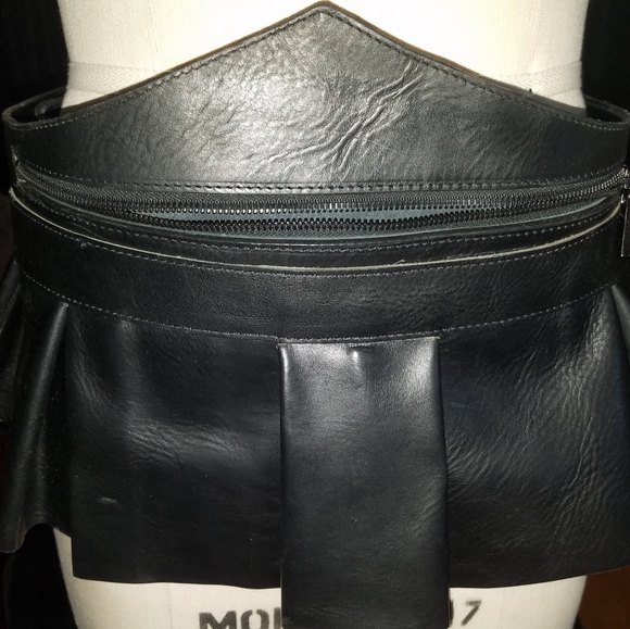 Brand new, rare all leather fanny pack corset belt - Picture 15 of 16